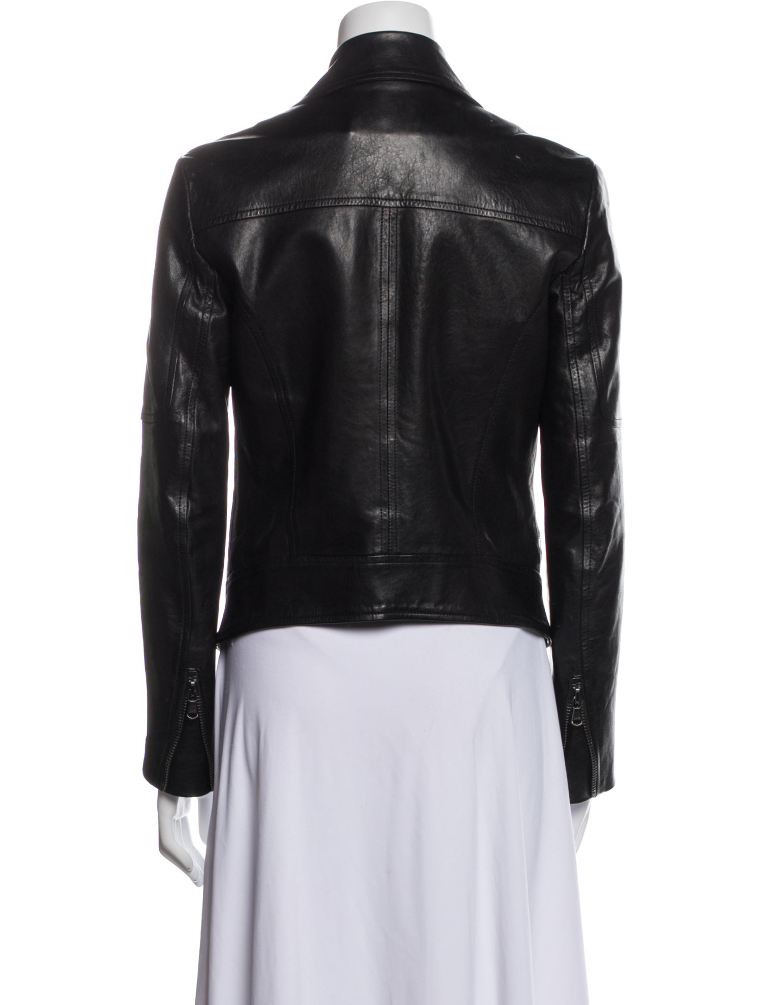 Veronica Beard Leather Biker Jacket