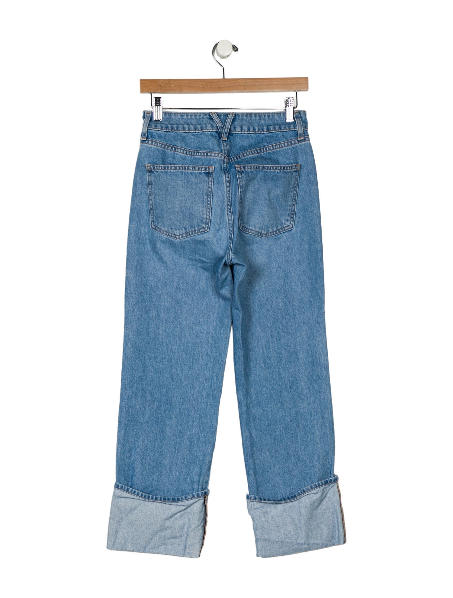 Veronica Beard High-Rise Straight Leg Jeans