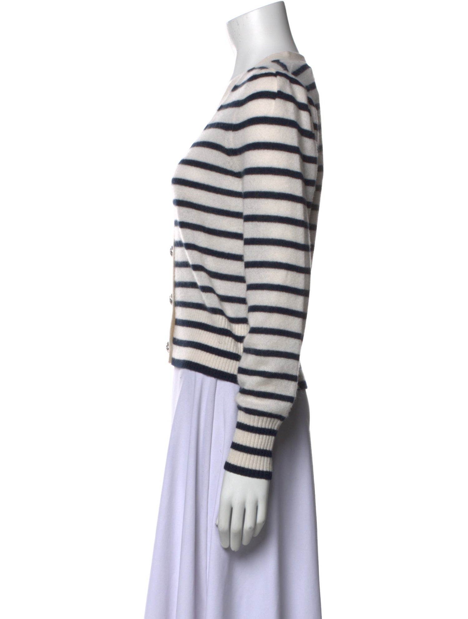 Veronica Beard Cashmere Striped Sweater