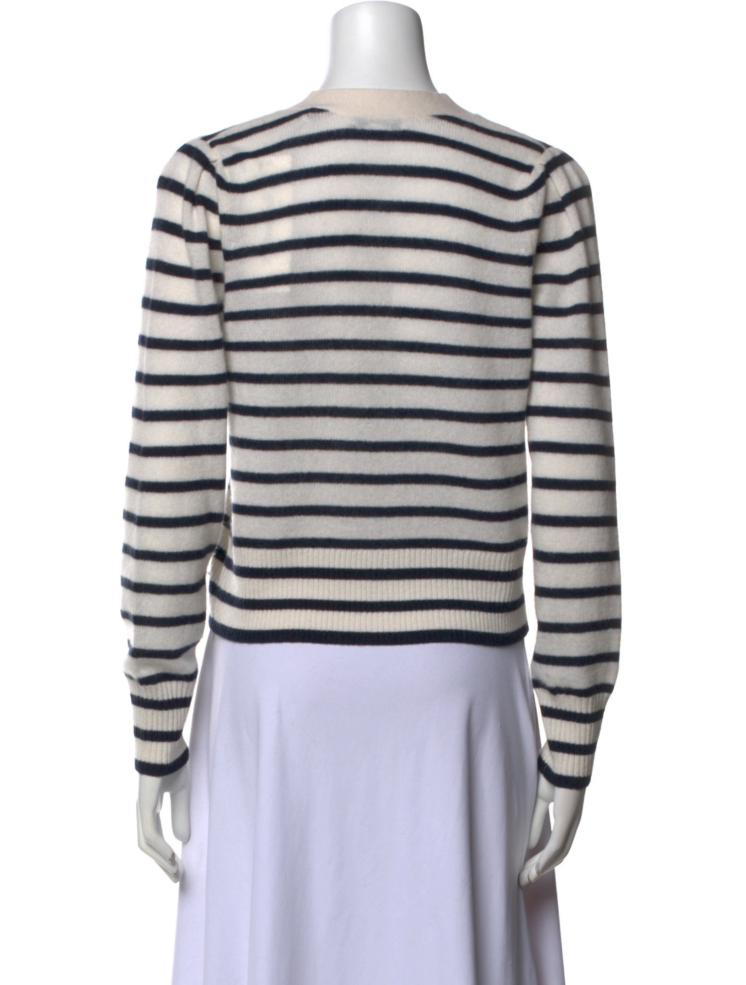 Veronica Beard Cashmere Striped Sweater