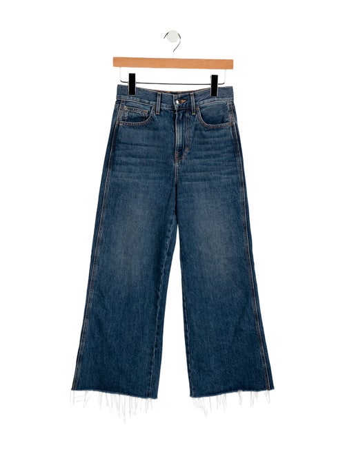 Veronica Beard High-Rise Wide Leg Jeans