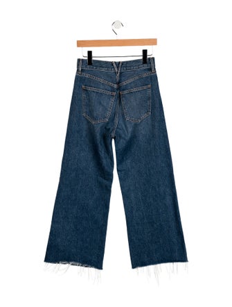 Veronica Beard High-Rise Wide Leg Jeans