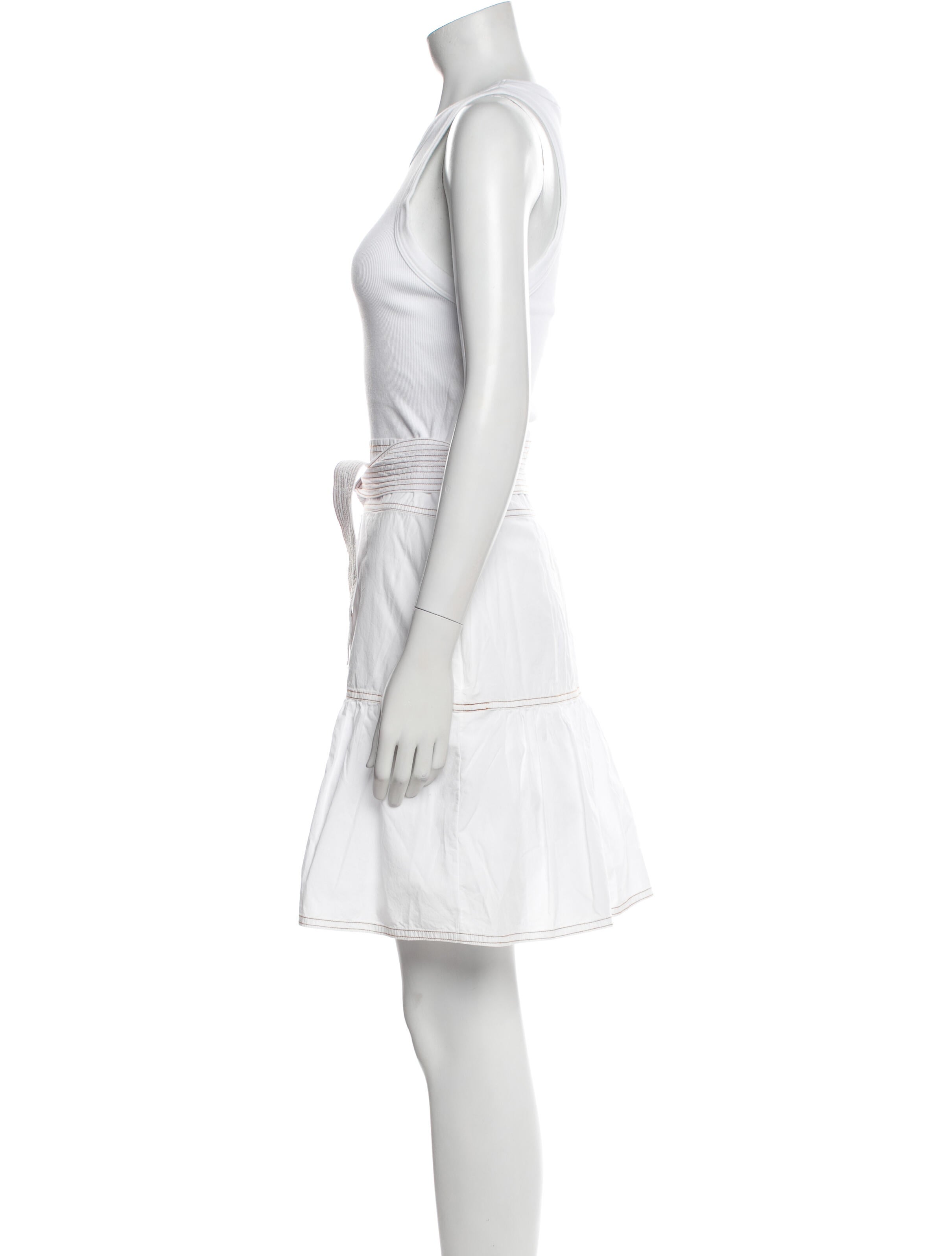 Veronica Beard Crew Neck Mini Dress