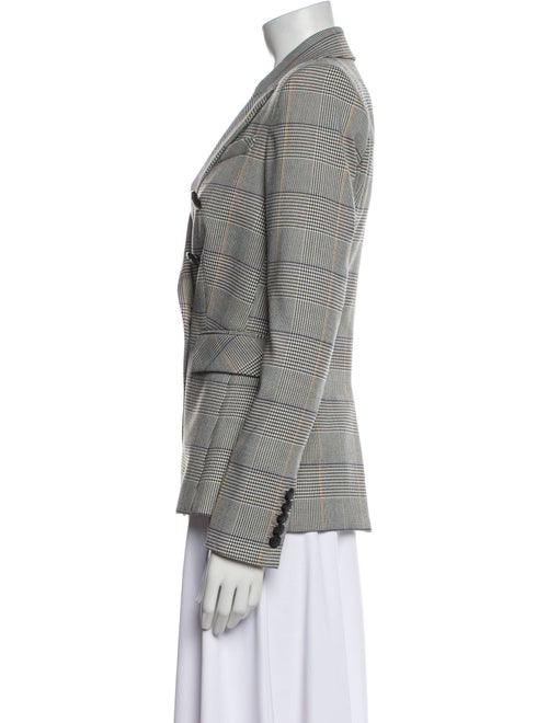 Veronica Beard Plaid Print Blazer