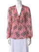 Veronica Beard Silk Printed Blouse
