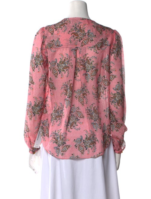 Veronica Beard Silk Printed Blouse