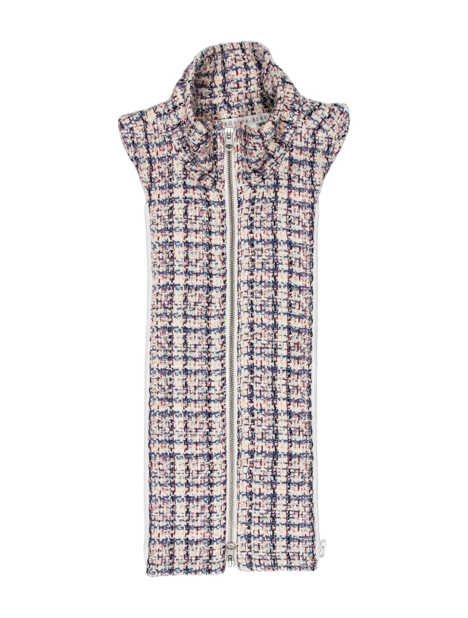 Veronica Beard Tweed Pattern Dickey