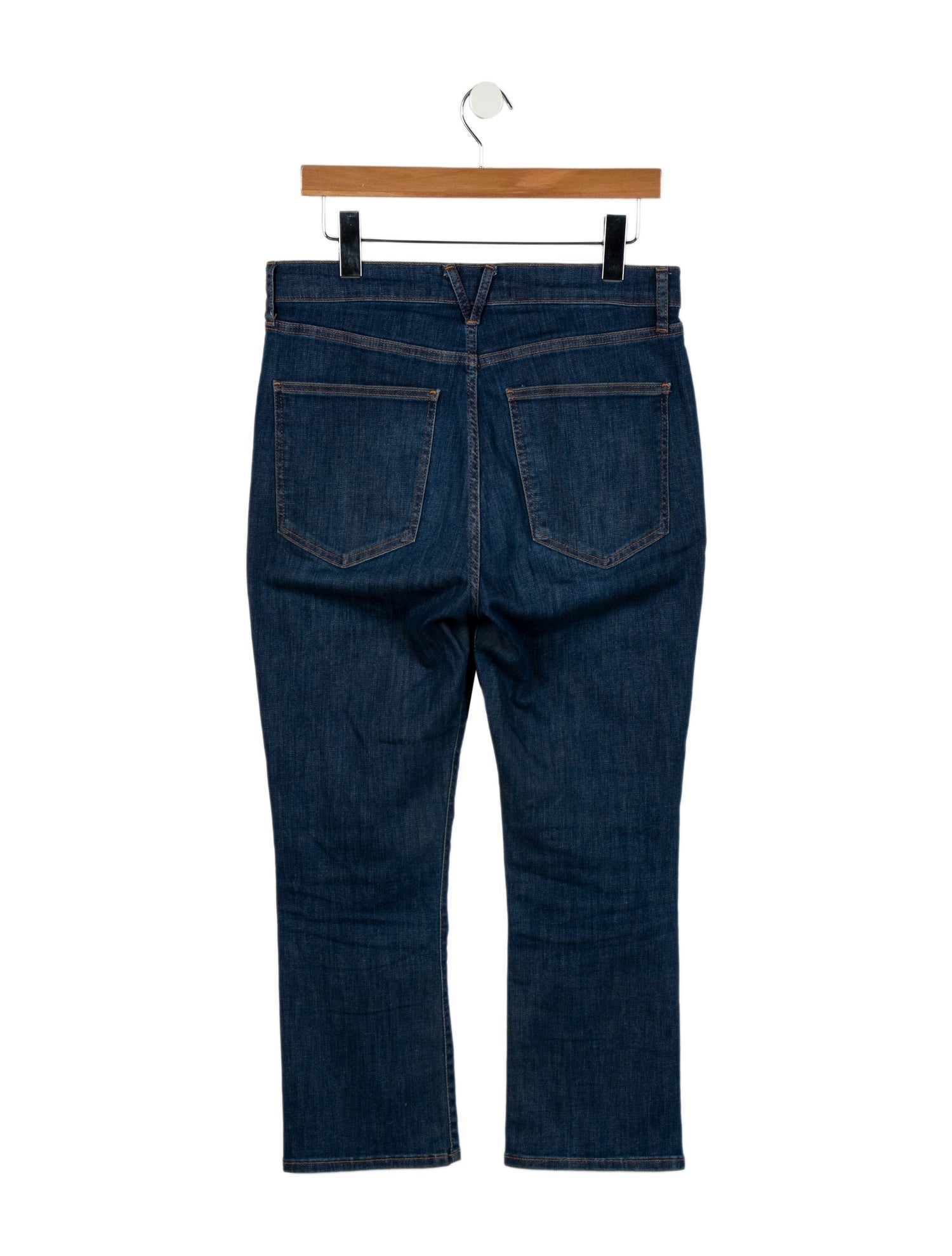 Veronica Beard High-Rise Straight Leg Jeans