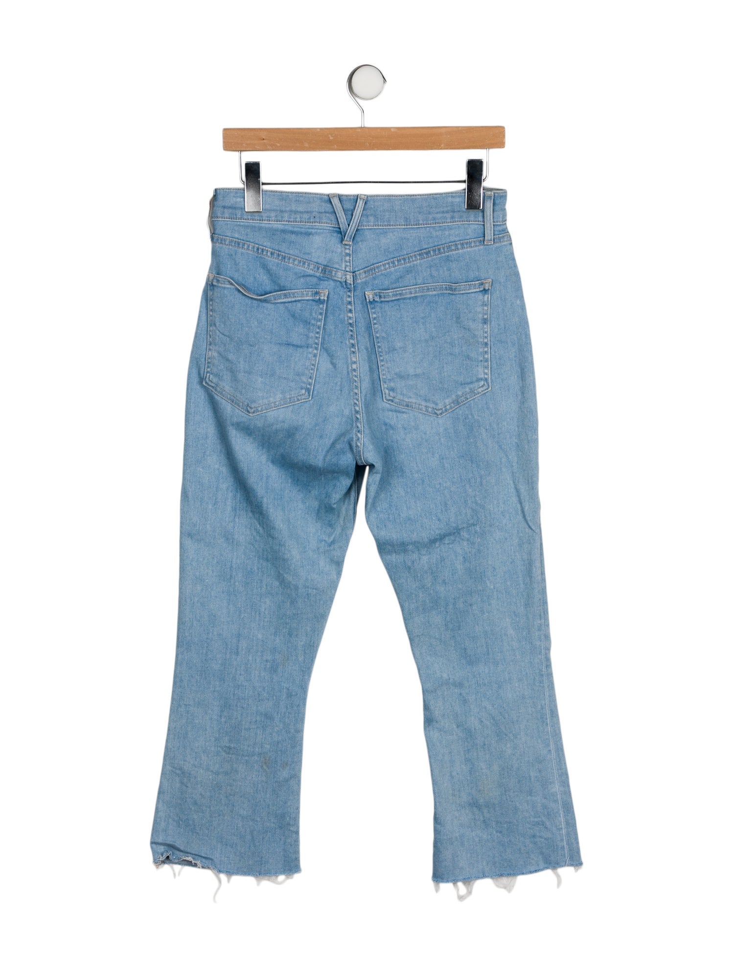 Veronica Beard High-Rise Straight Leg Jeans