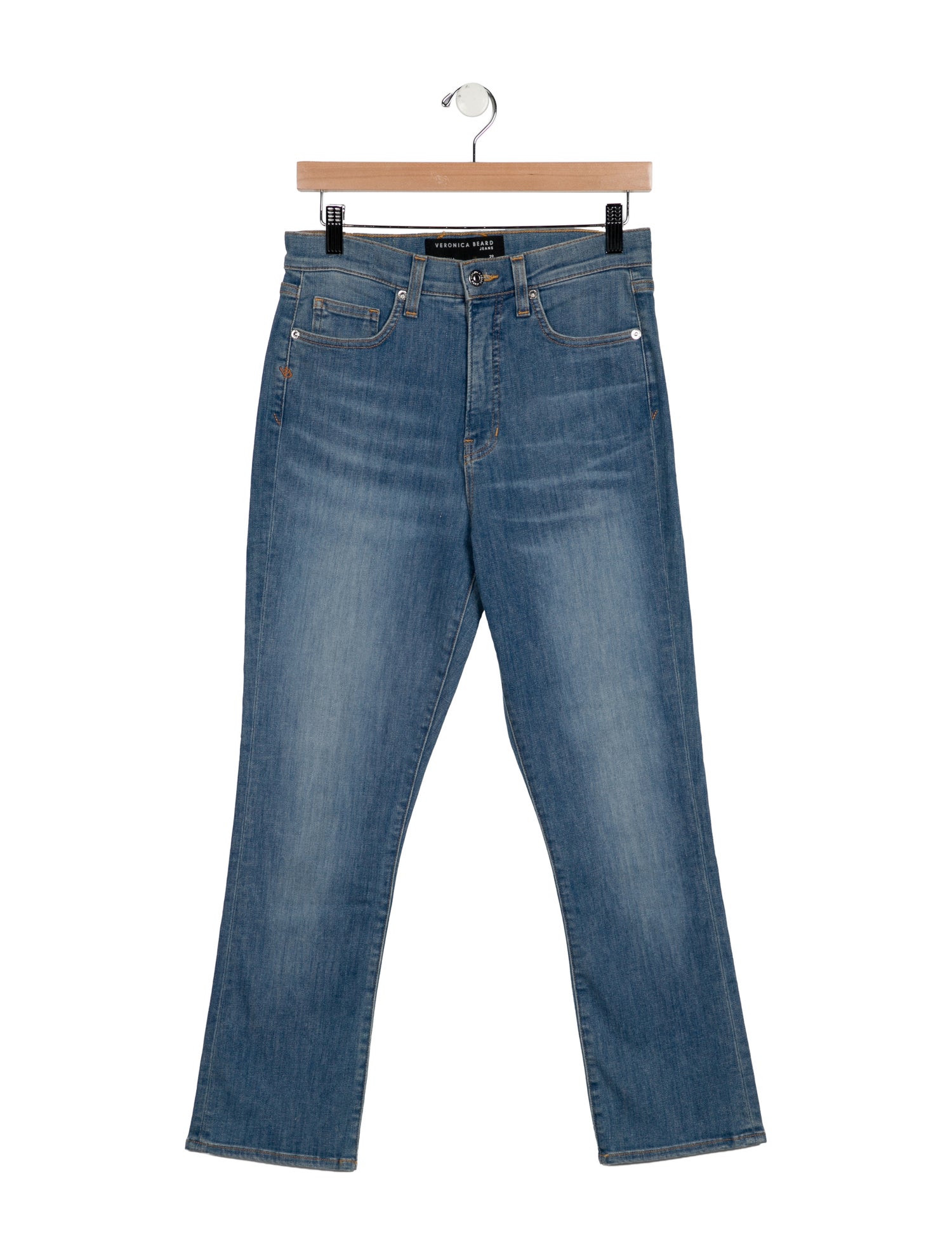 Veronica Beard High-Rise Straight Leg Jeans w/ Tags