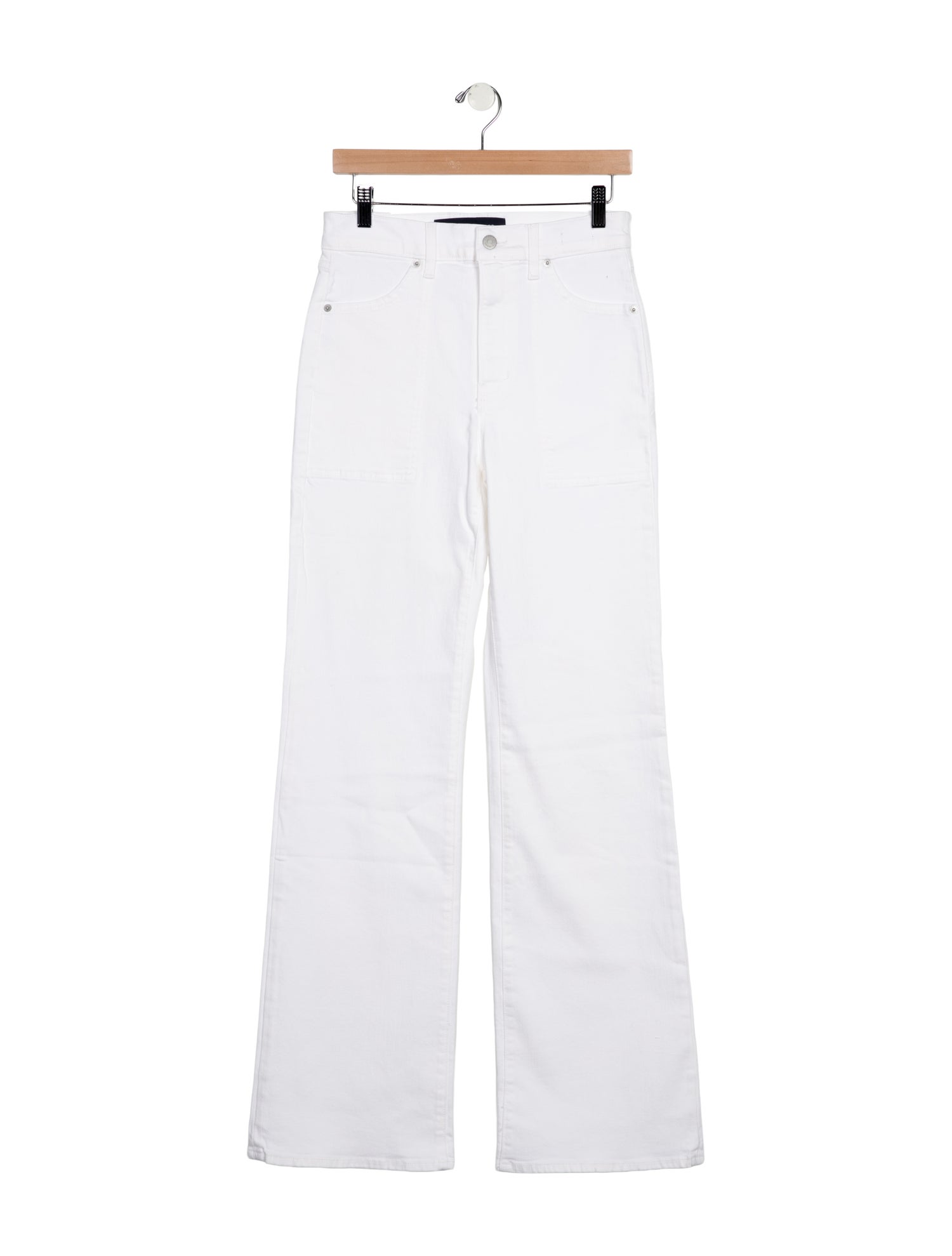 Veronica Beard High-Rise Wide Leg Jeans