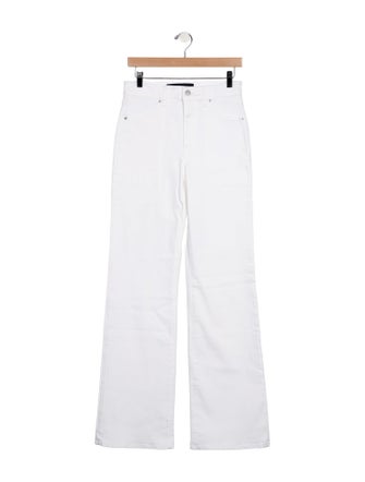 Veronica Beard High-Rise Wide Leg Jeans