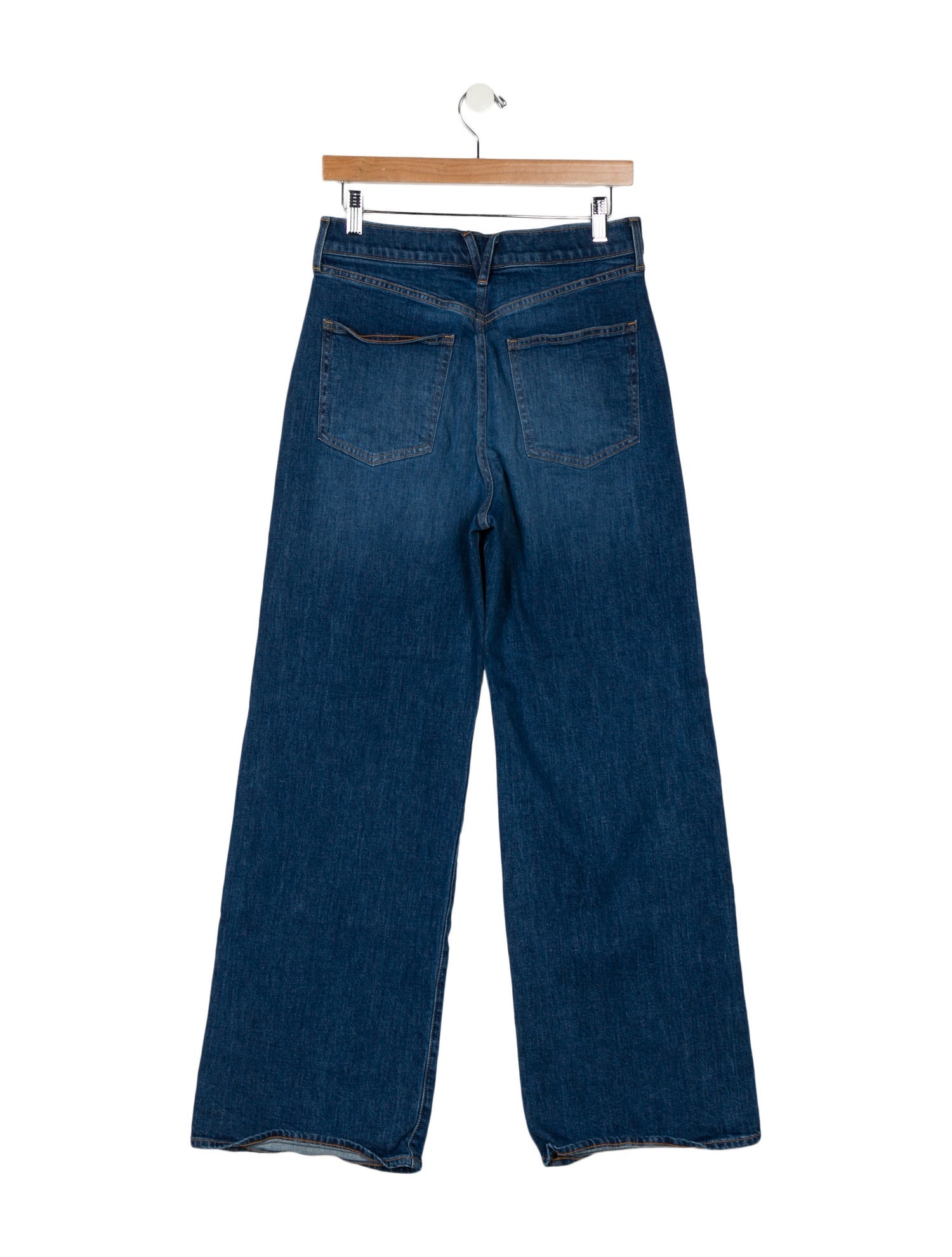 Veronica Beard High-Rise Wide Leg Jeans