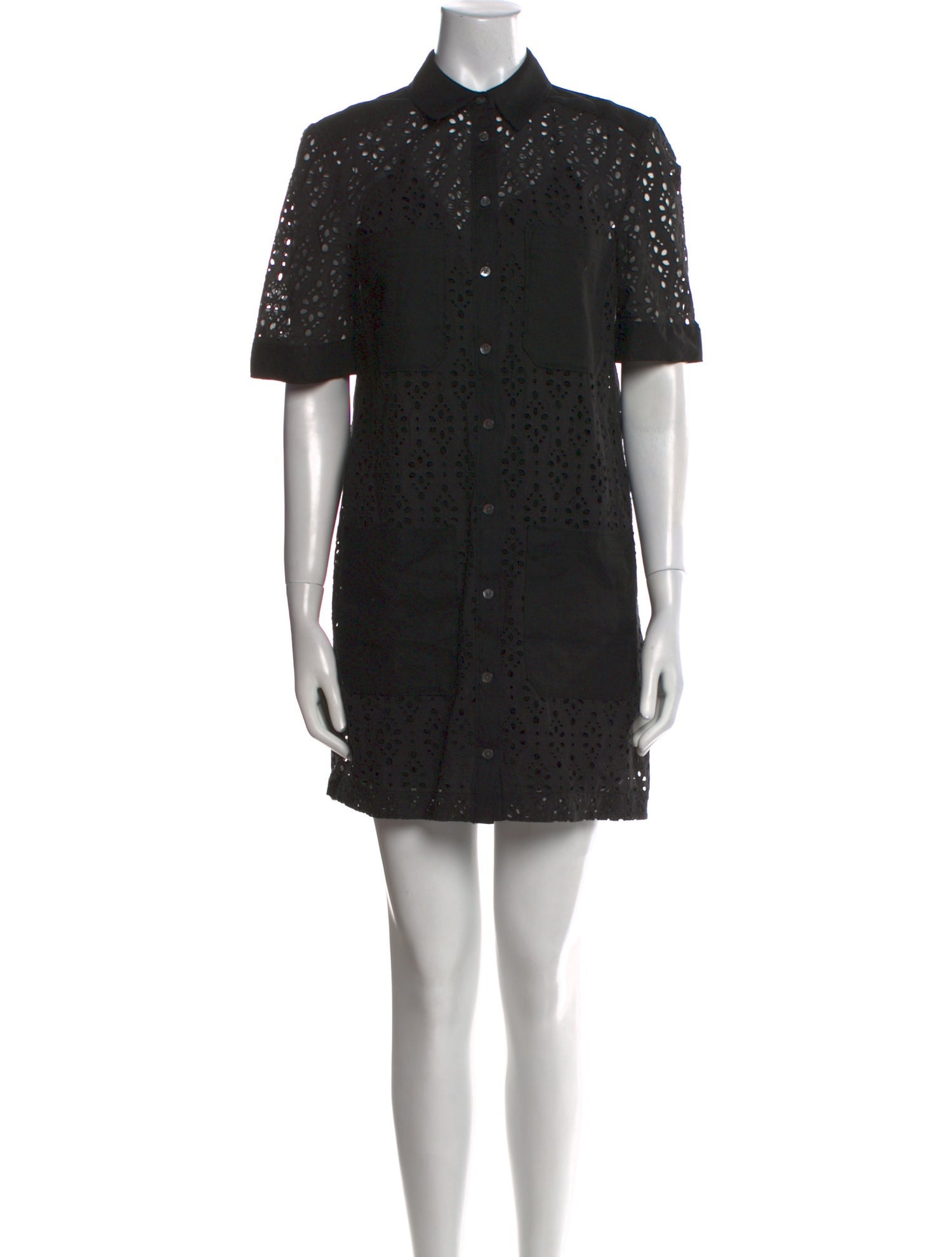 Veronica Beard Lace Pattern Mini Dress