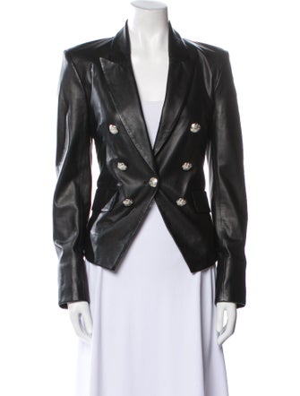 Veronica Beard Leather Blazer