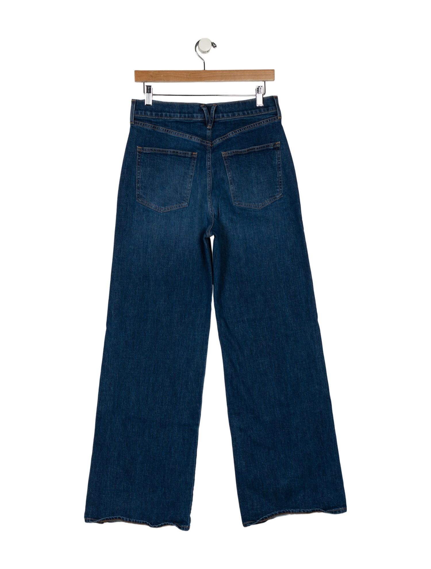 Veronica Beard High-Rise Wide Leg Jeans