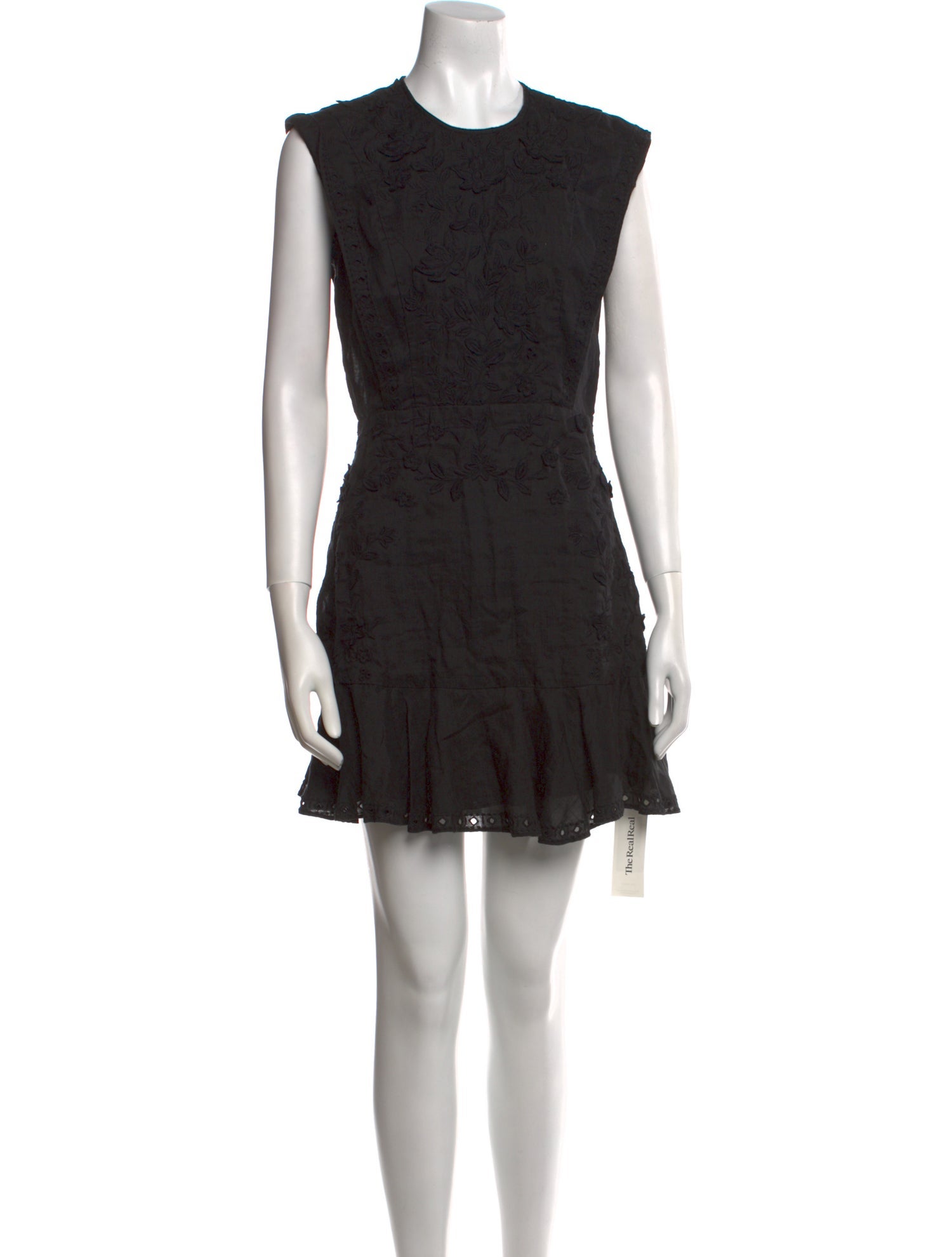 Veronica Beard Crew Neck Mini Dress