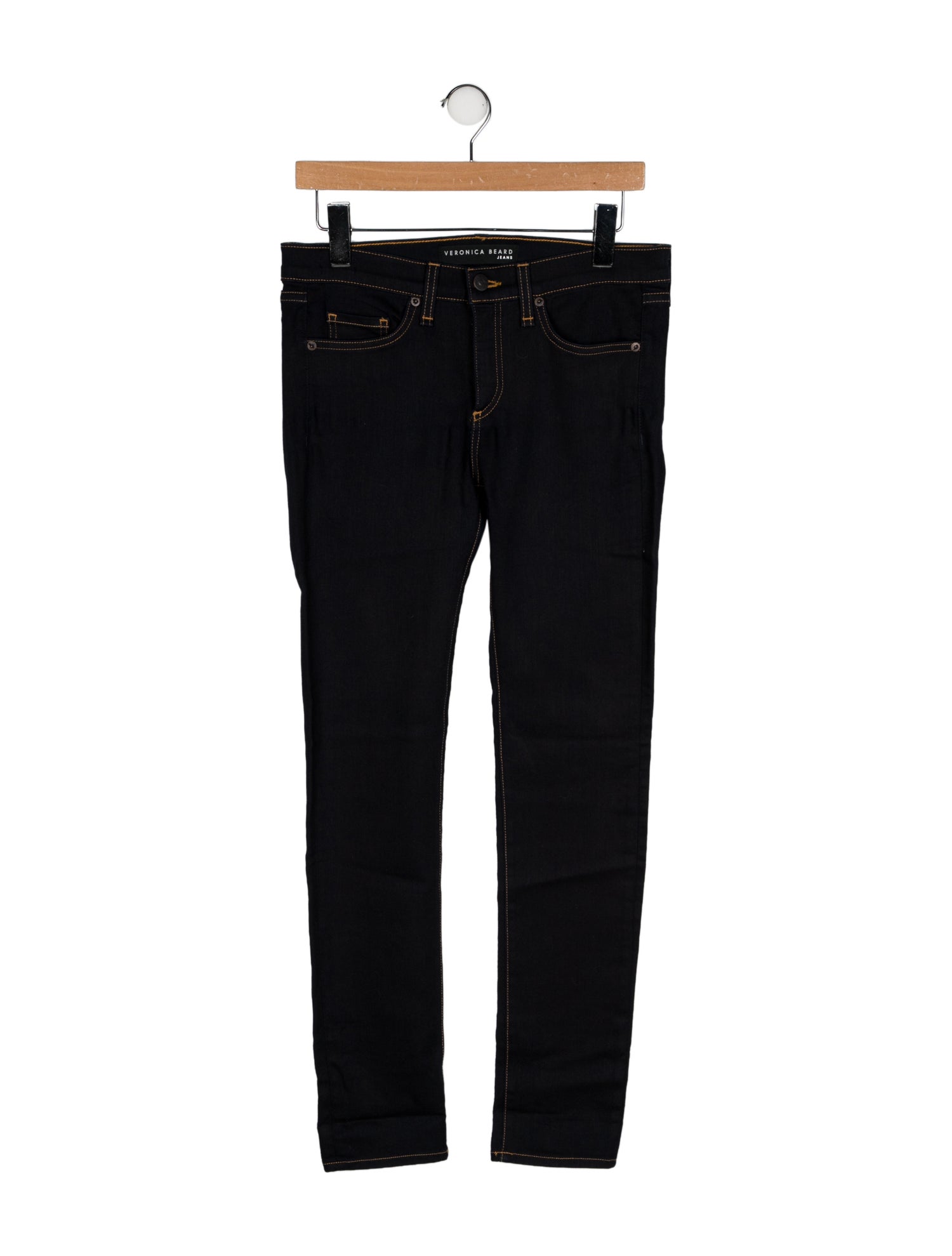 Veronica Beard Mid-Rise Skinny Leg Jeans