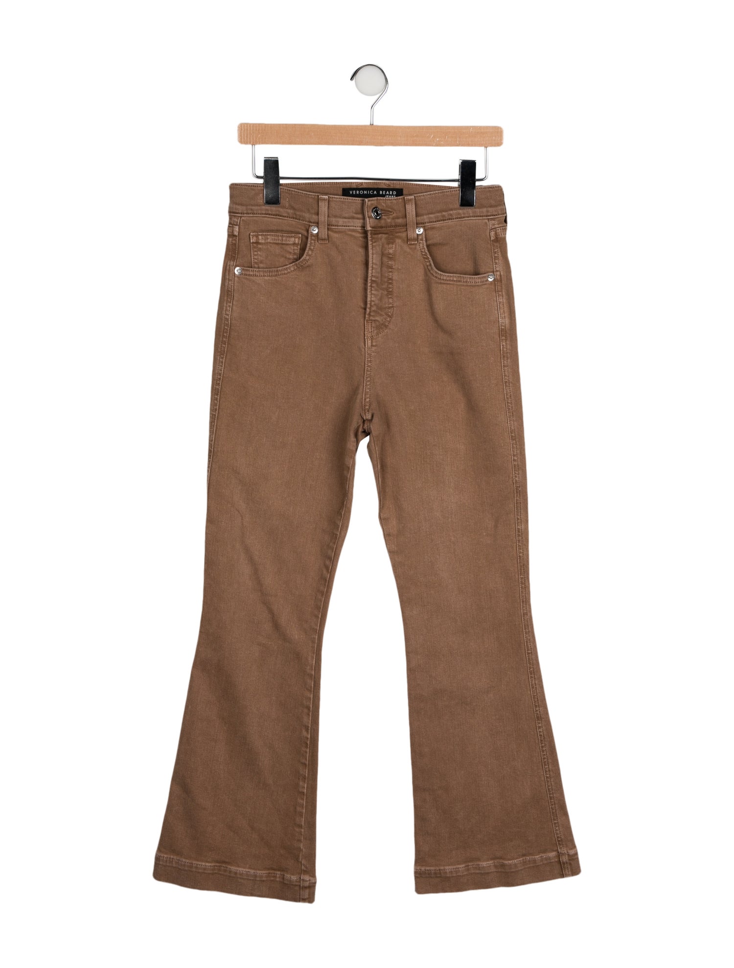 Veronica Beard High-Rise Wide Leg Jeans