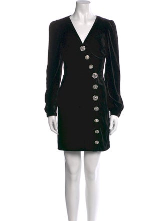 Veronica Beard V-Neck Mini Dress