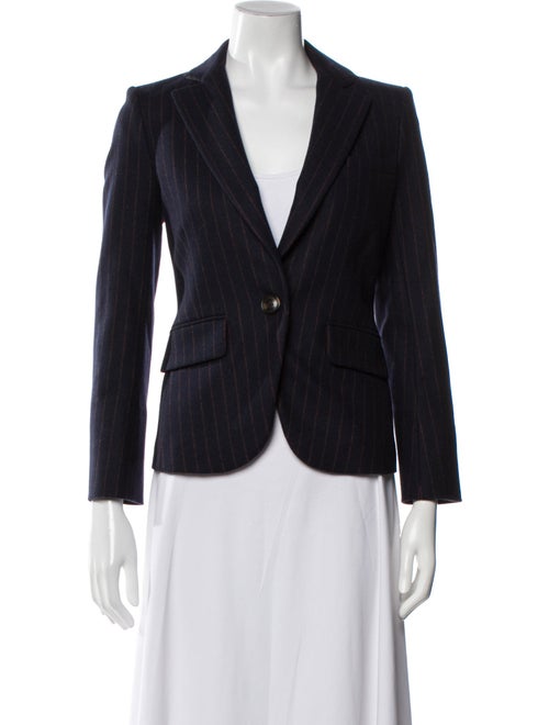 Veronica Beard Wool Striped Blazer