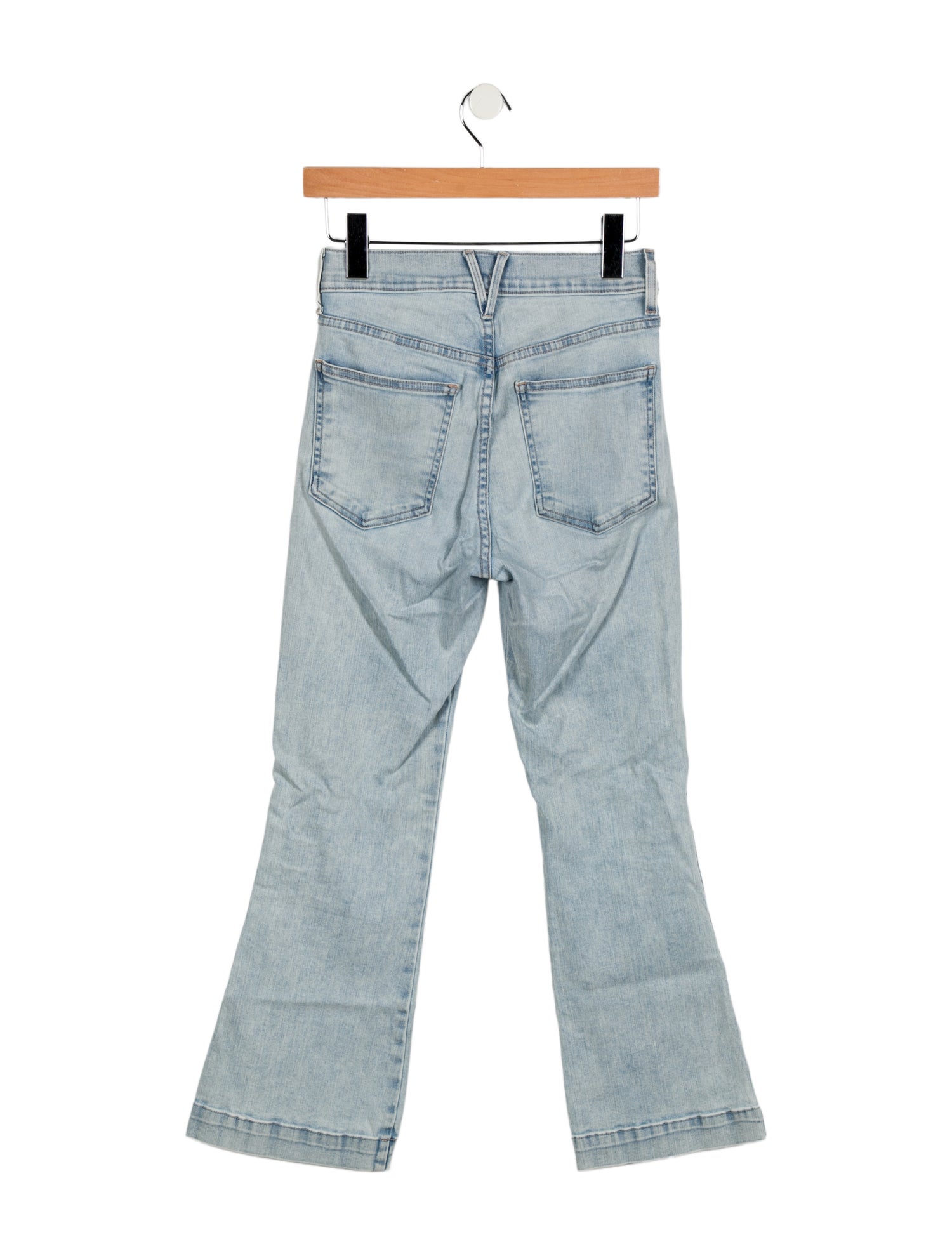 Veronica Beard Mid-Rise Wide Leg Jeans