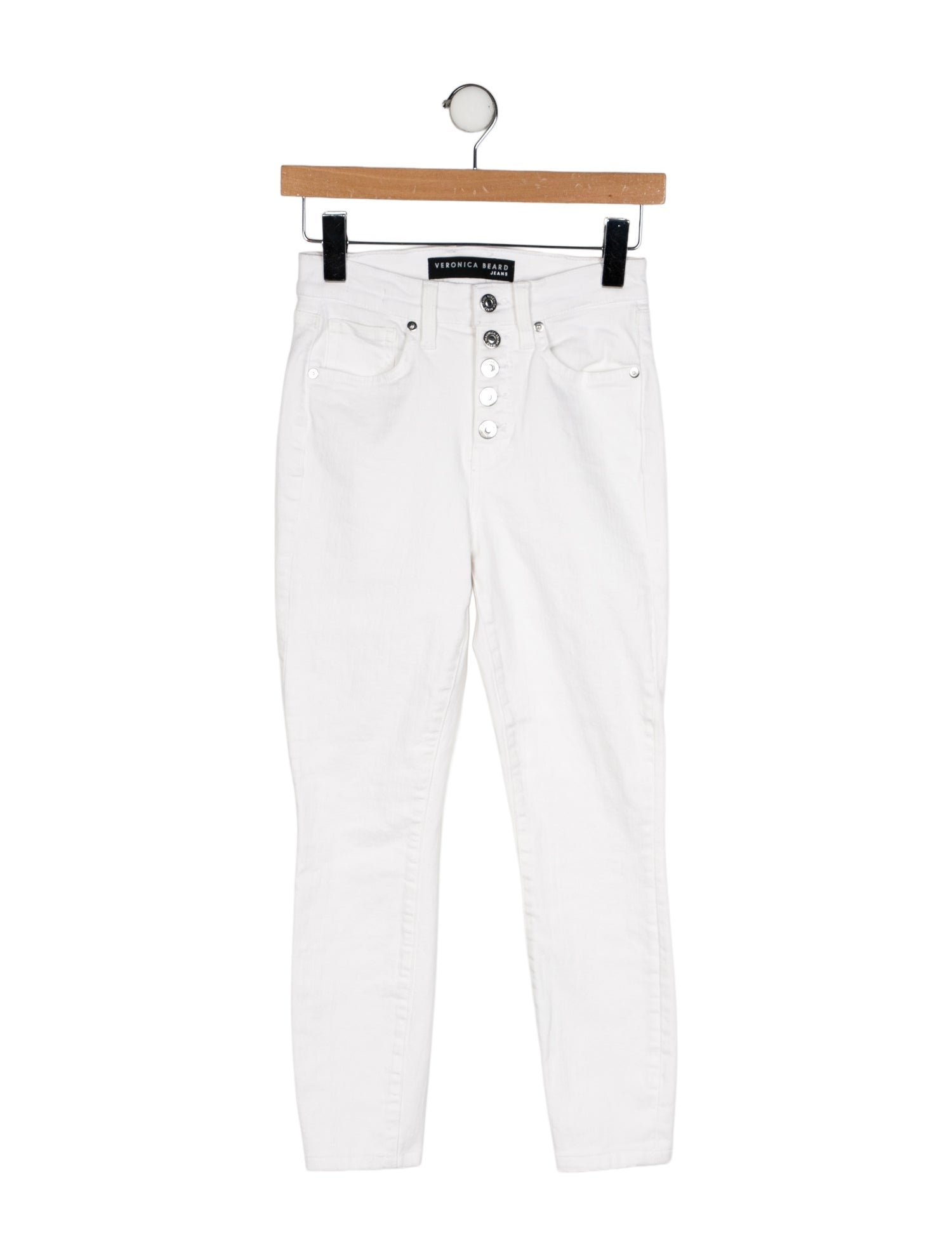 Veronica Beard Mid-Rise Skinny Leg Jeans