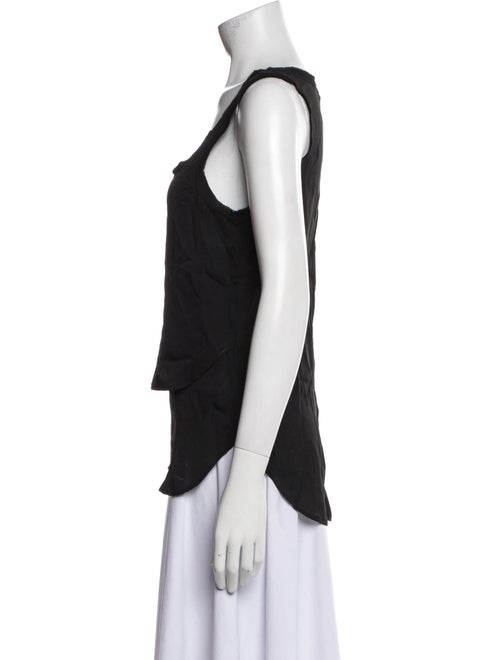 Veronica Beard Silk Scoop Neck Top