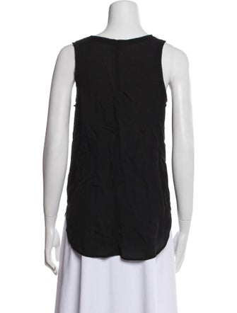 Veronica Beard Silk Scoop Neck Top