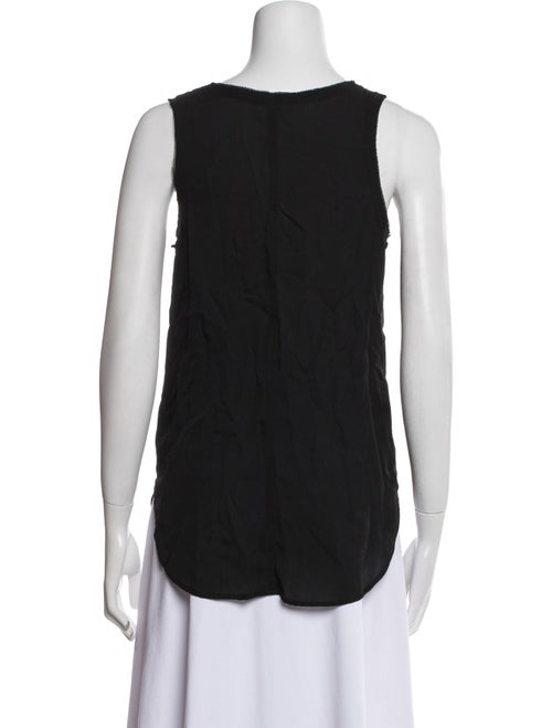 Veronica Beard Silk Scoop Neck Top