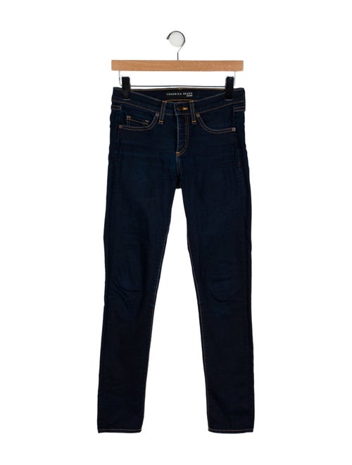 Veronica Beard Mid-Rise Skinny Leg Jeans
