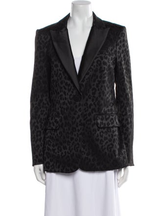Veronica Beard Animal Print Blazer