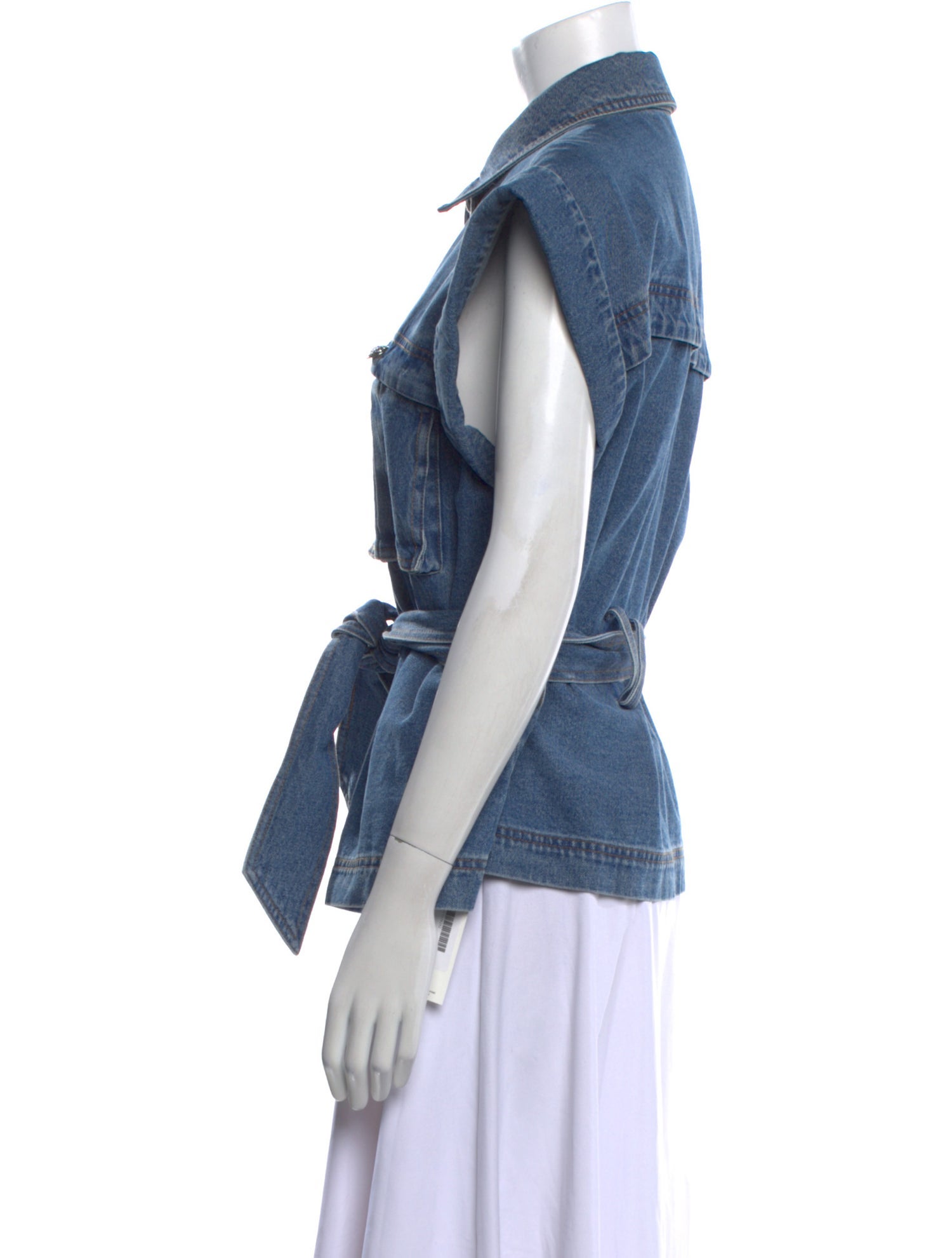 Veronica Beard Short Sleeve Button-Up Top