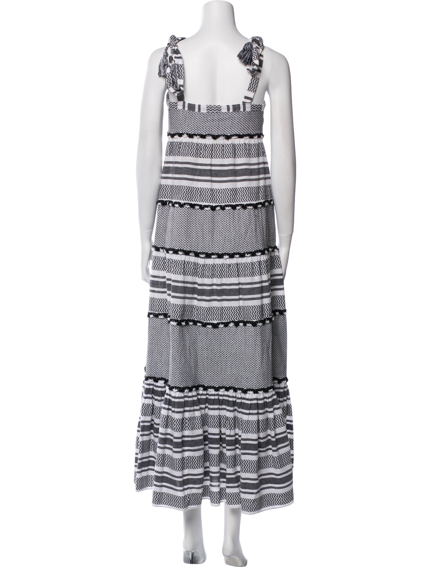 Veronica Beard Striped Midi Length Dress