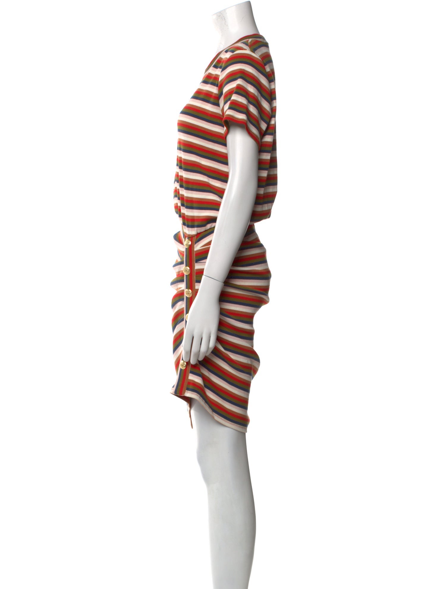 Veronica Beard Striped Knee-Length Dress