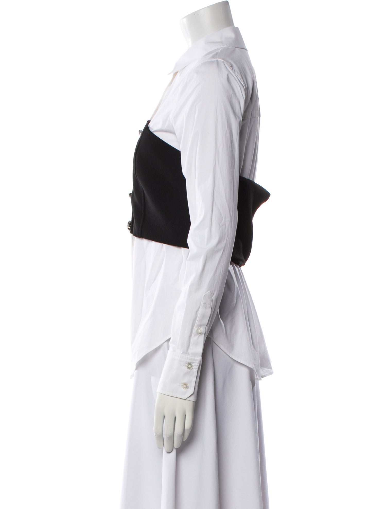 Veronica Beard Long Sleeve Button-Up Top