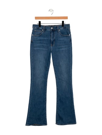 Veronica Beard High-Rise Wide Leg Jeans