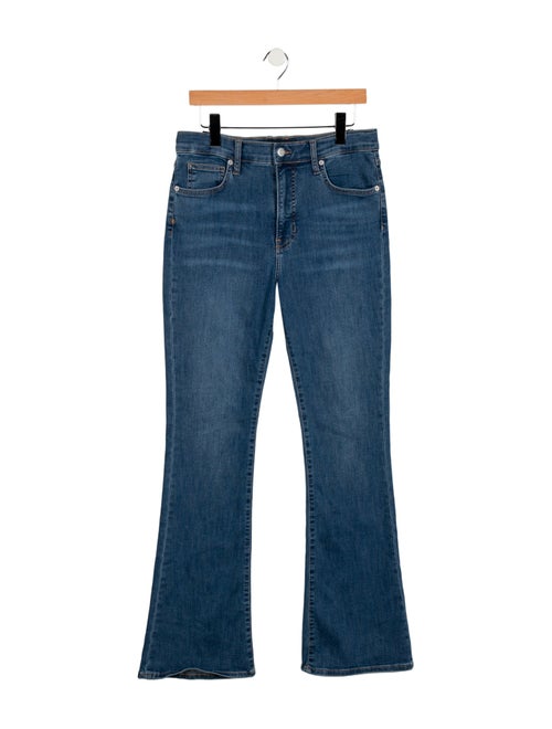 Veronica Beard High-Rise Wide Leg Jeans