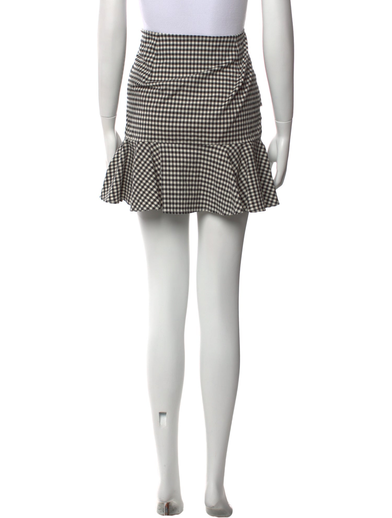 Veronica Beard Plaid Print Mini Skirt