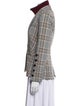 Veronica Beard Plaid Print Blazer