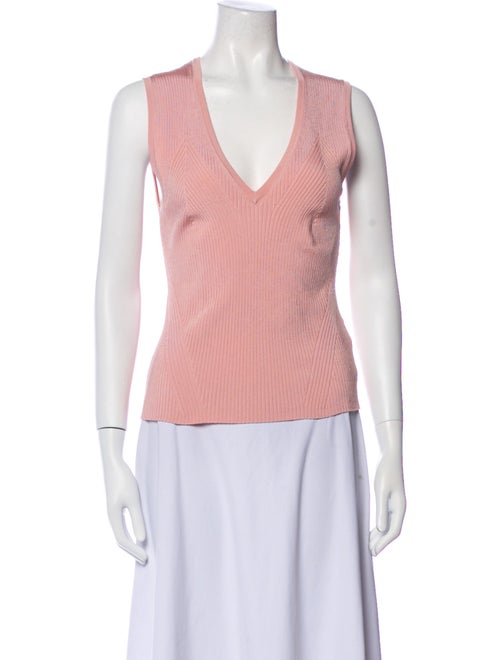 Veronica Beard V-Neck Sleeveless Top