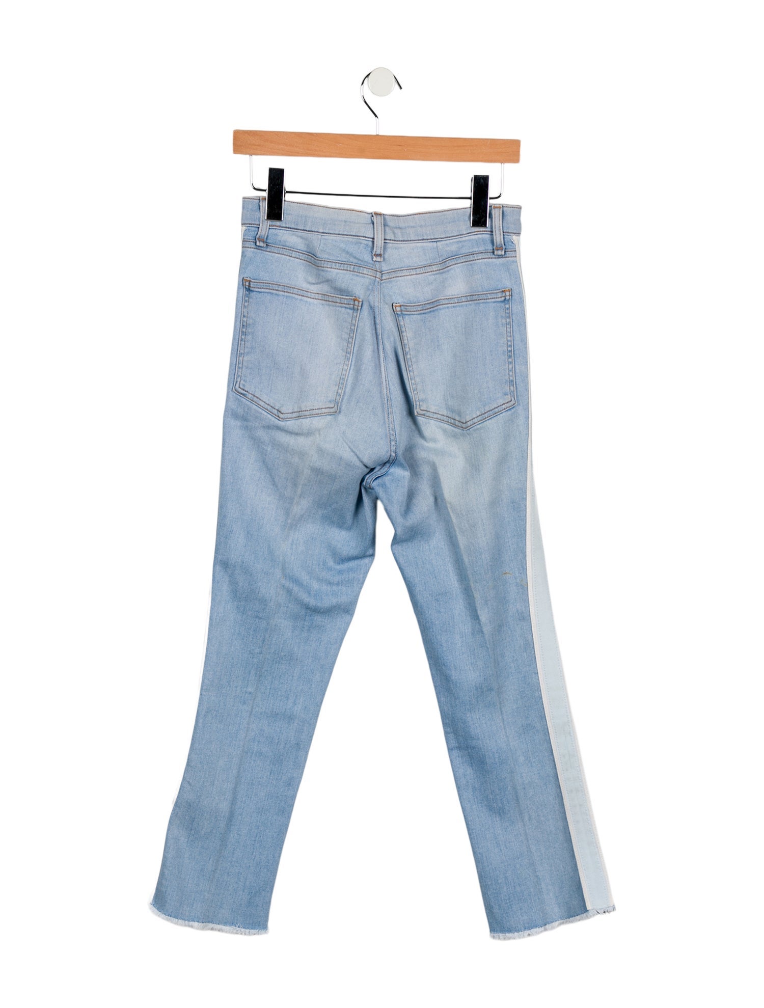 Veronica Beard High-Rise Straight Leg Jeans