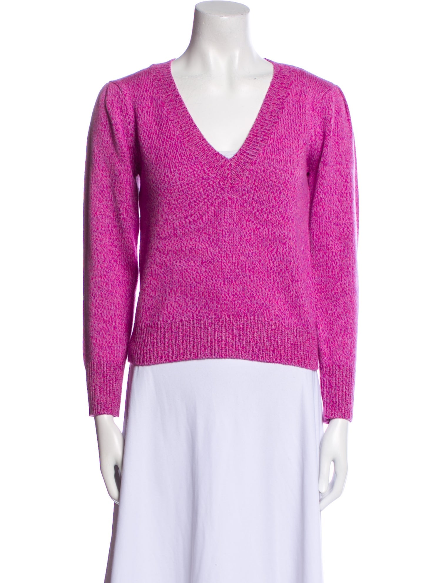 Veronica Beard Printed V-Neck Top