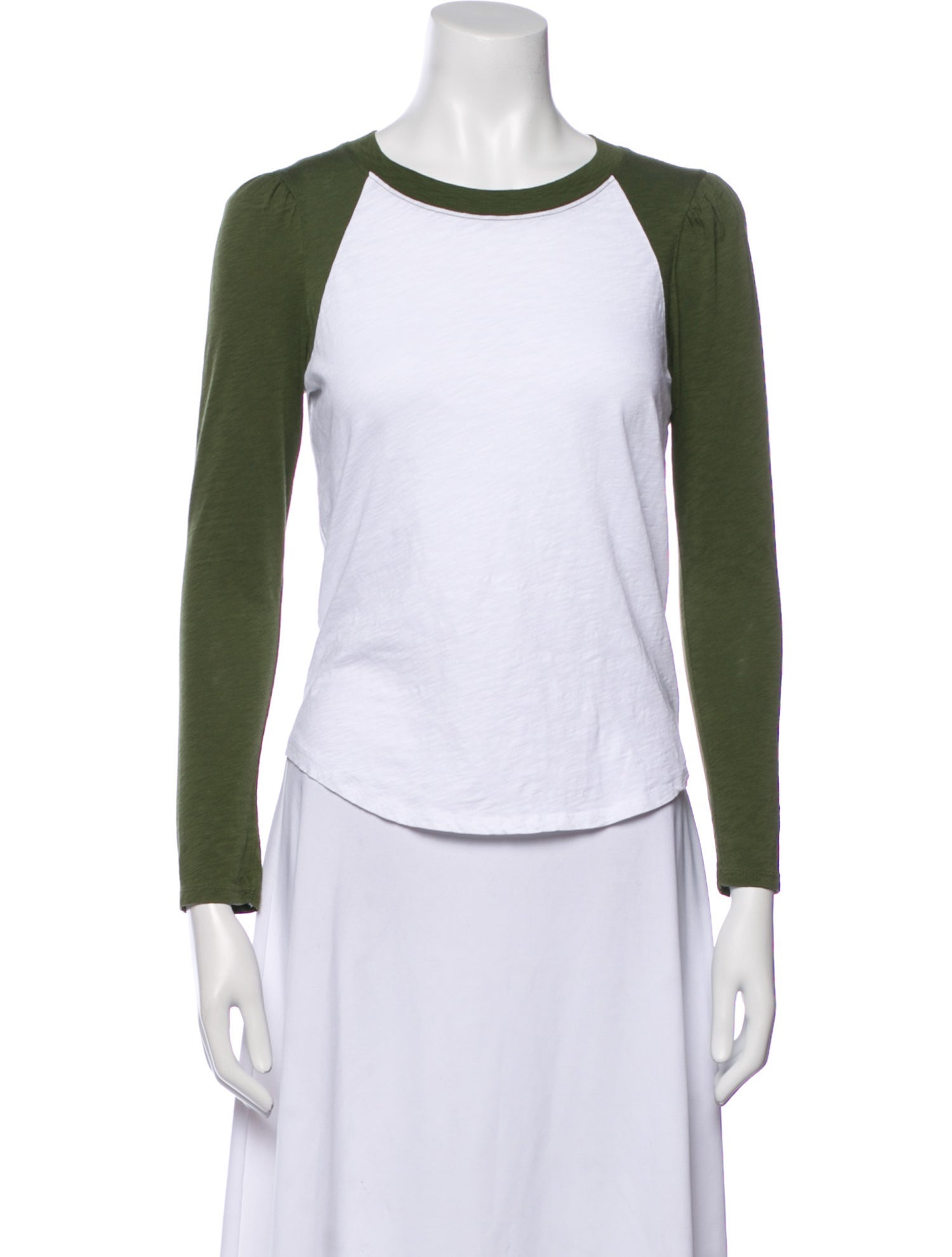 Veronica Beard Colorblock Pattern Scoop Neck Crop Top