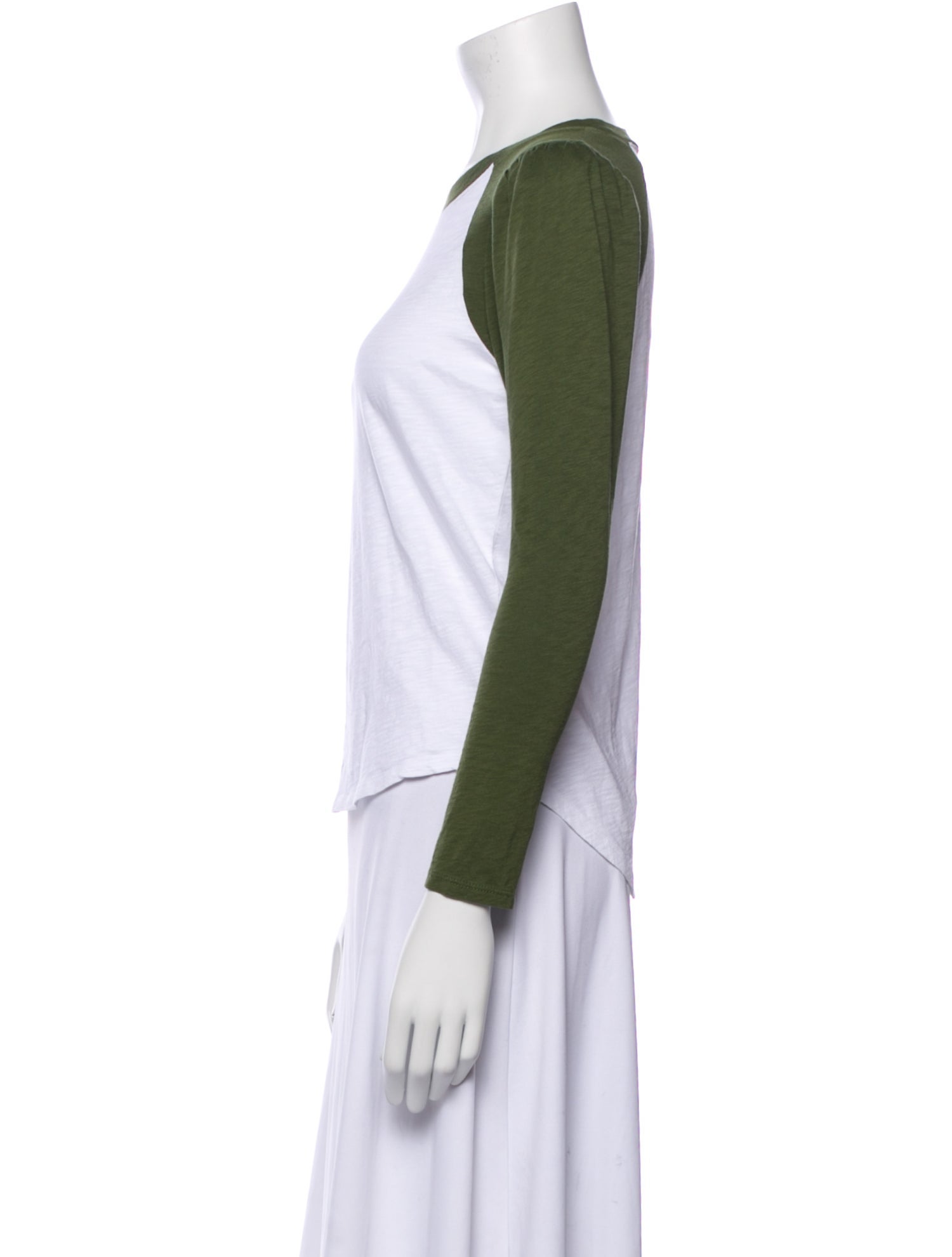 Veronica Beard Colorblock Pattern Scoop Neck Crop Top