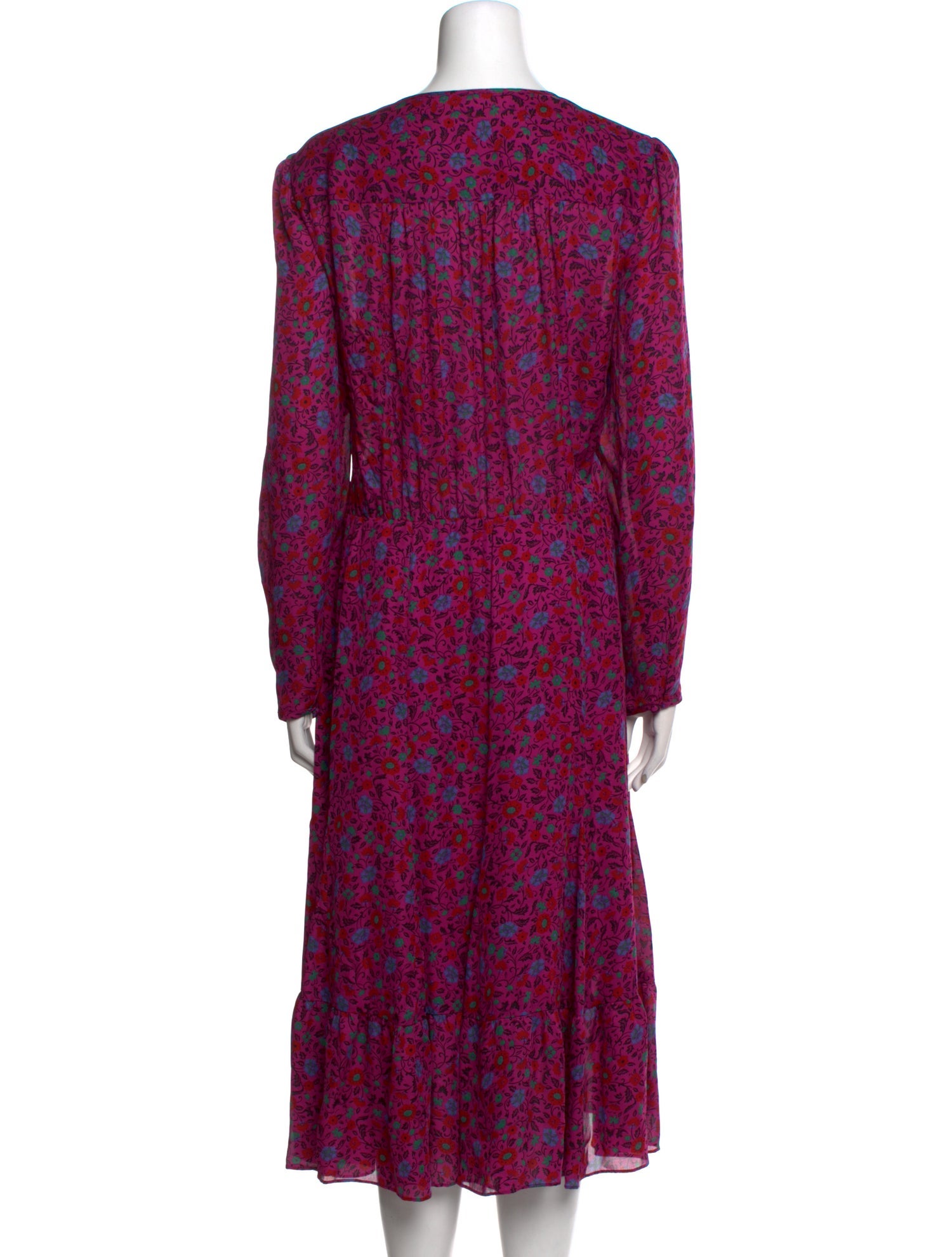 Veronica Beard Silk Midi Length Dress