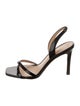 Veronica Beard Patent Leather Slingback Sandals