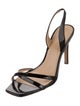 Veronica Beard Patent Leather Slingback Sandals