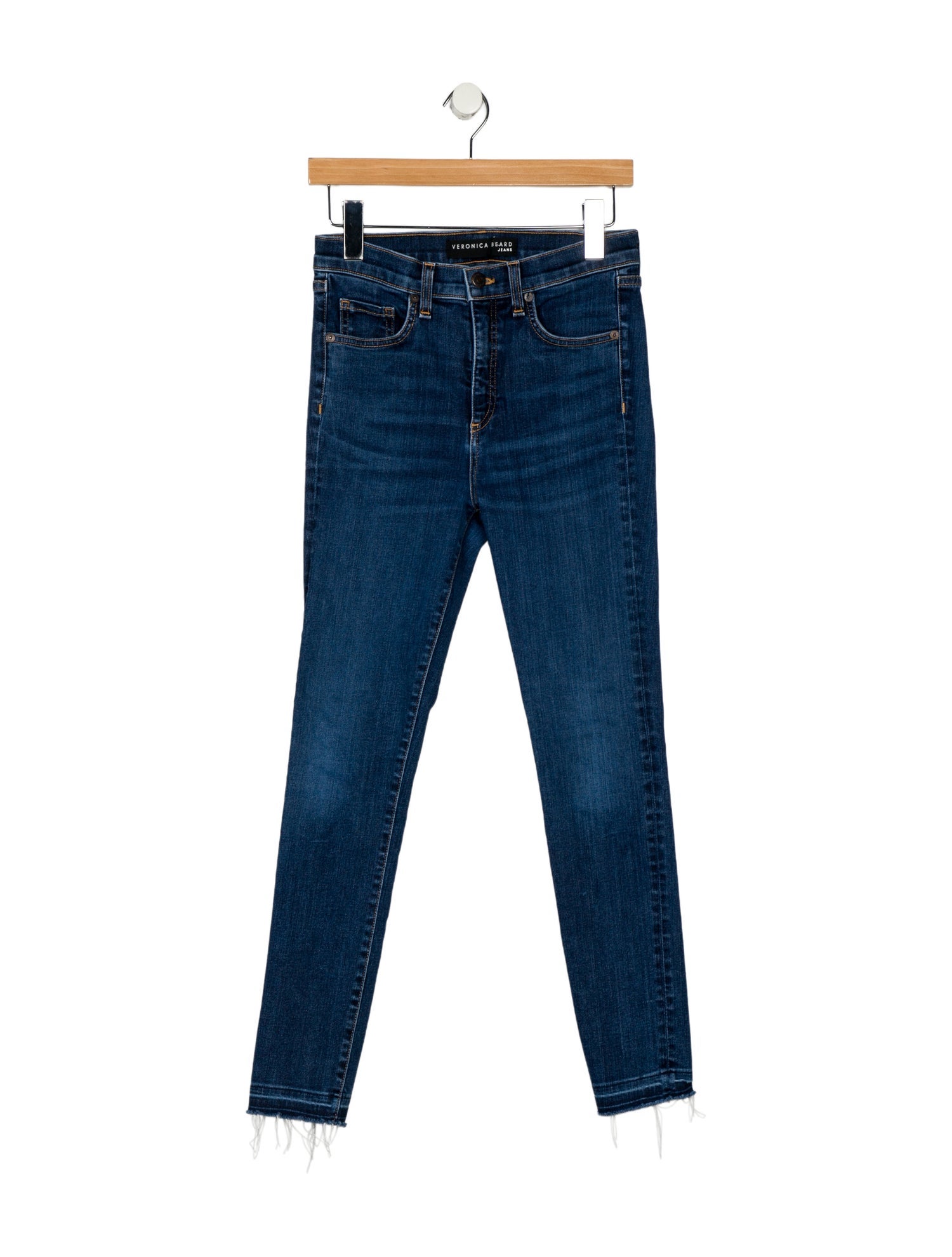 Veronica Beard Mid-Rise Skinny Leg Jeans