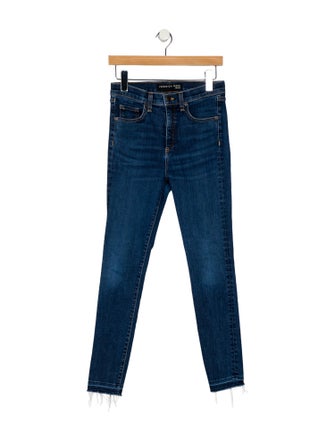 Veronica Beard Mid-Rise Skinny Leg Jeans